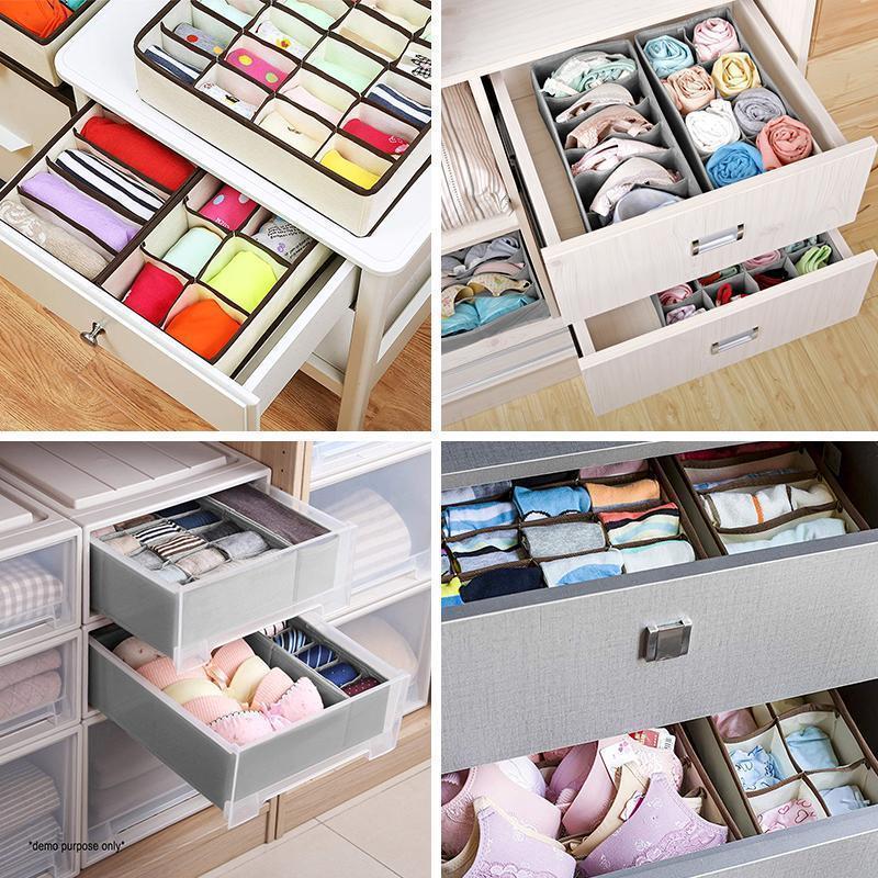 Faltbarer Kleiderschrank Unterwäsche Organizer (4 Stück/1 Set)