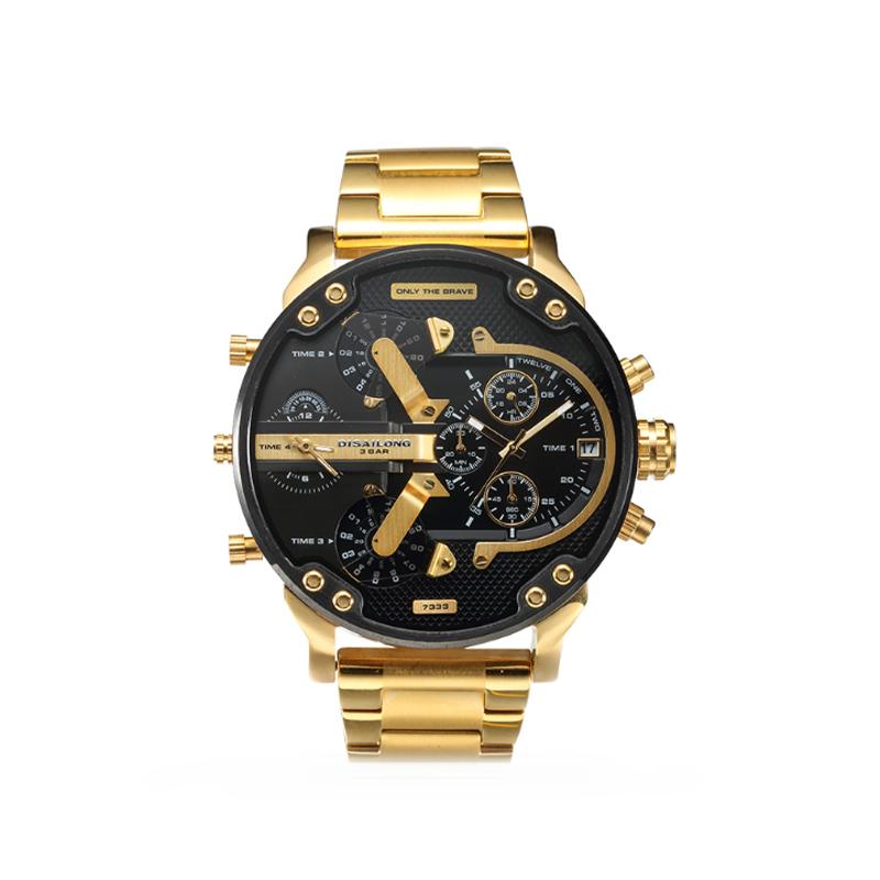 Edelstahl Chronograph Quarz Uhr