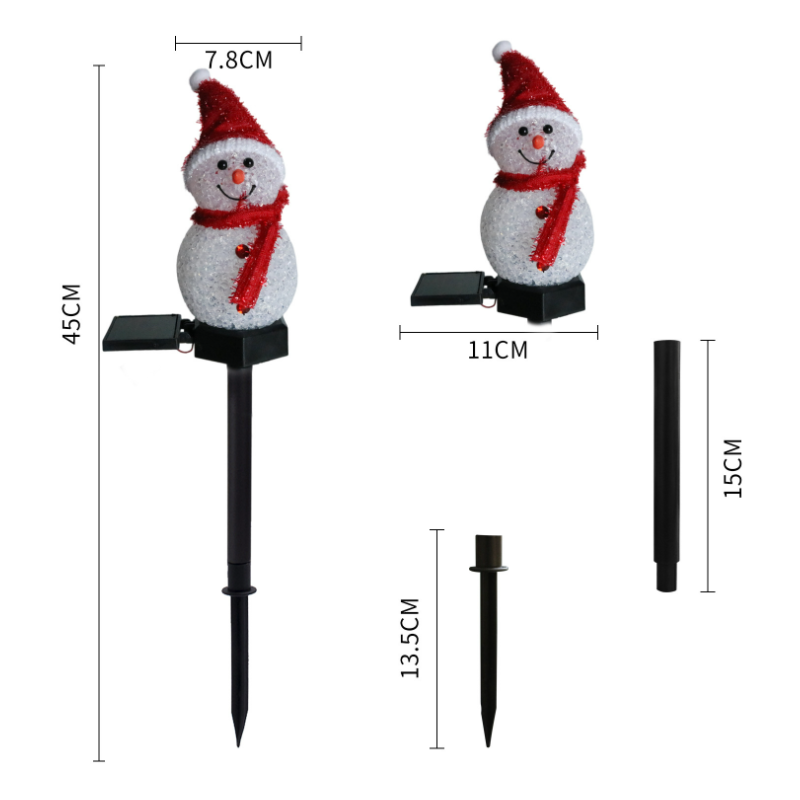 Schneemann Solarleuchte