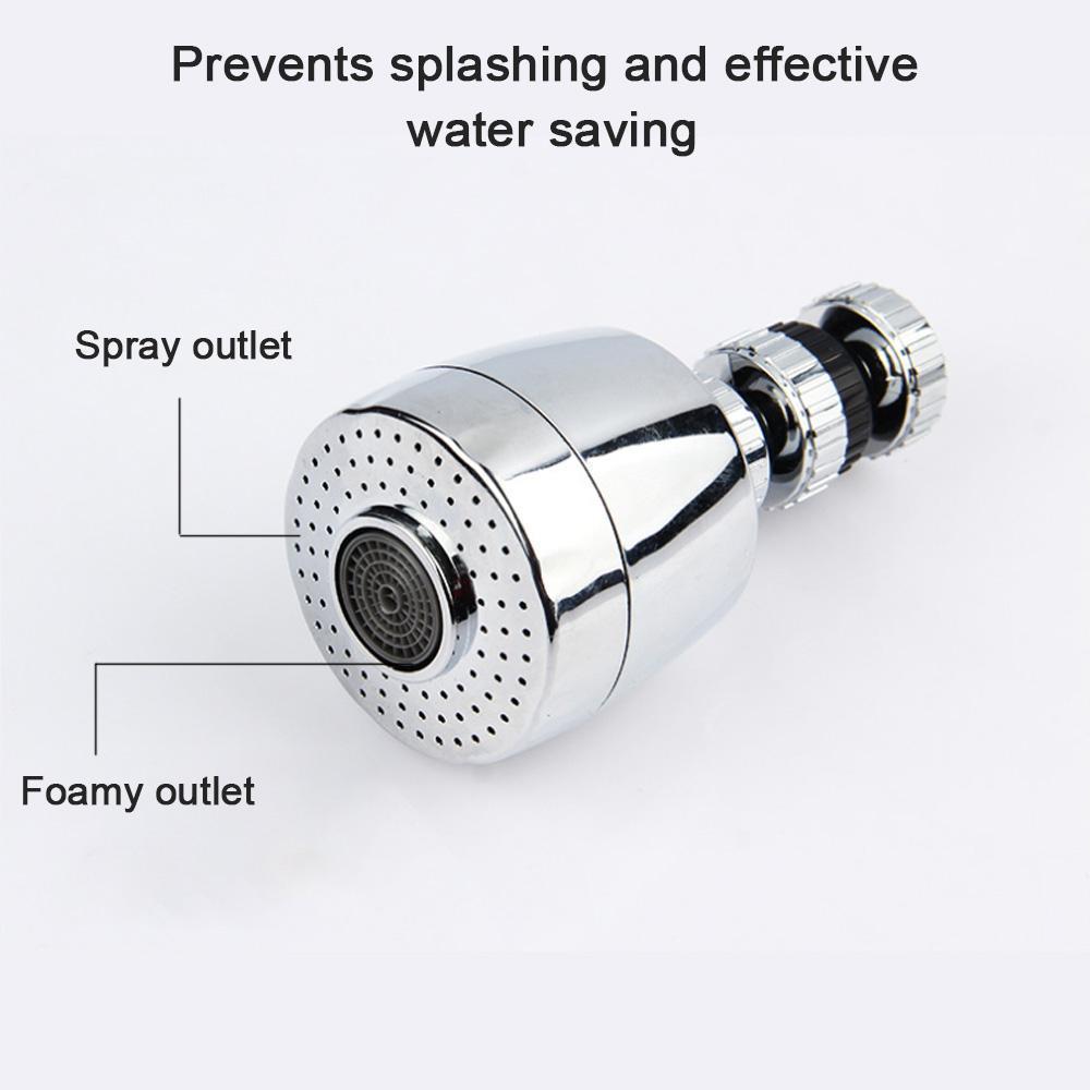 360° Drehbarer wassersparender Wasserhahn
