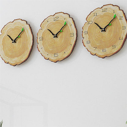 Sandsberg | Holz Jahresringe Wanduhr