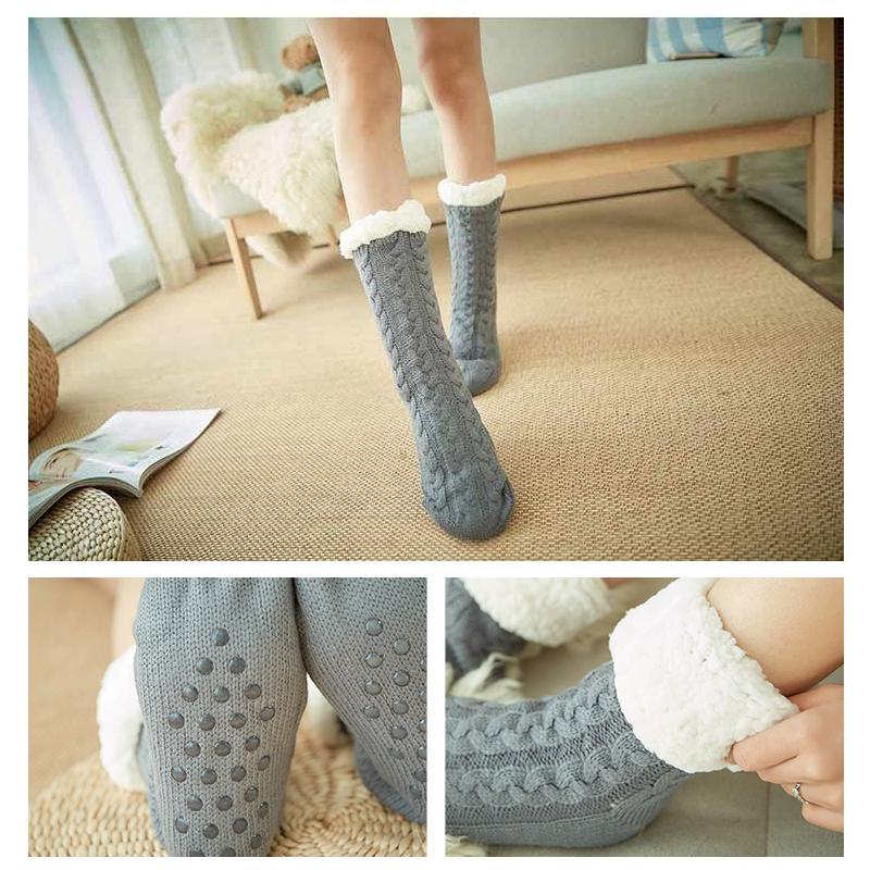 Warm Winter Socken Anti-Rutsch Dick