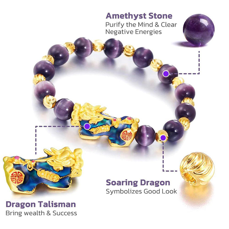 Sandsberg | FengShui Pi Xiu Amethyst Armband