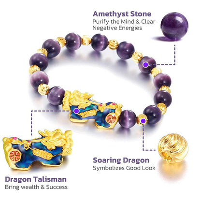 Sandsberg | FengShui Pi Xiu Amethyst Armband