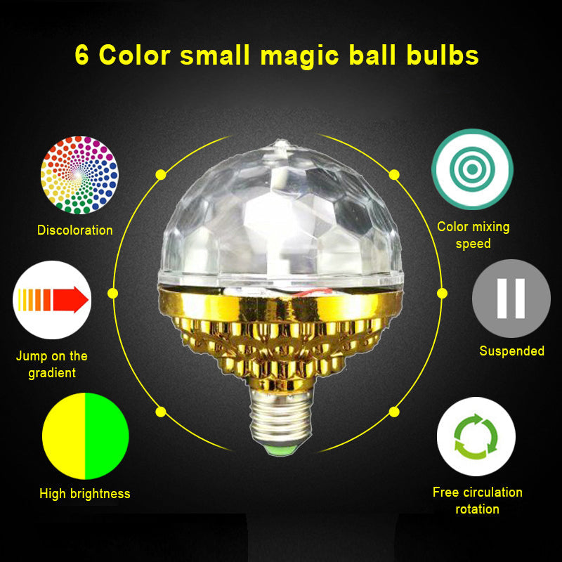 LED Disco Ball Bunte Rotierende Glühbirne