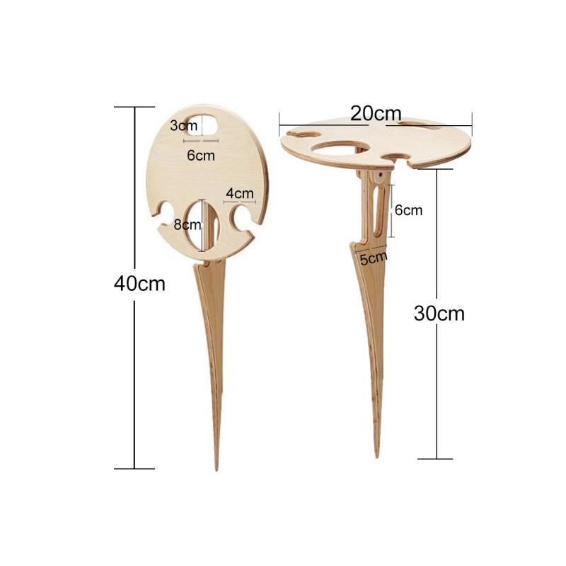 Sandsberg | Outdoor Tragbarer DIY Weintisch