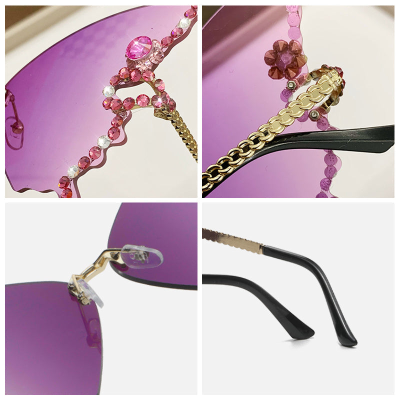 Schmetterlings-Sonnenbrille