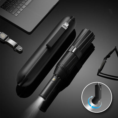 Sandsberg | Vollautomatischer Faltregenschirm mit rotierendem LED-Licht