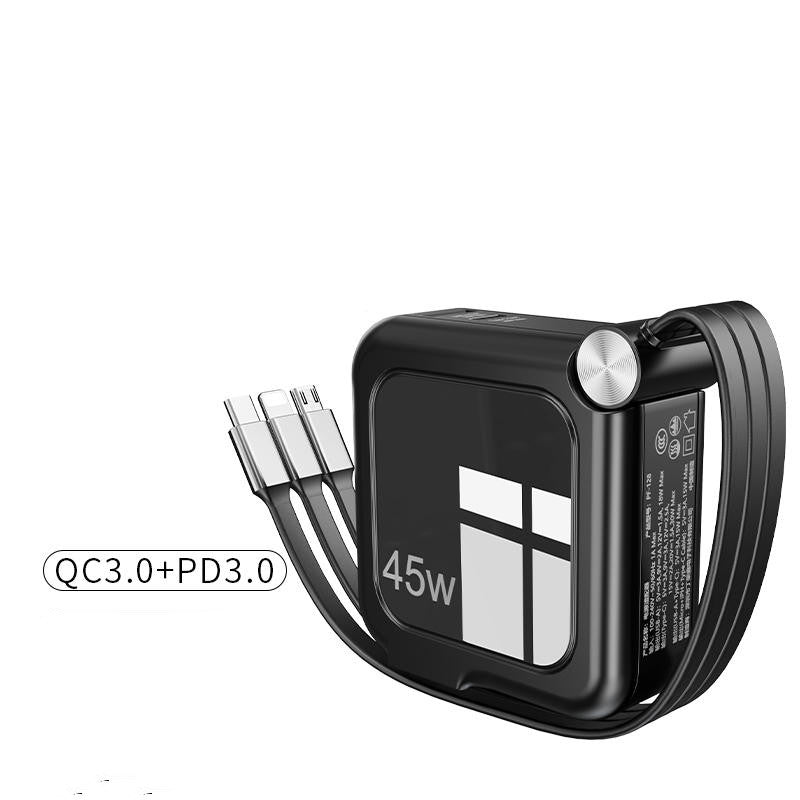 Sandsberg | Multifunktionales teleskopisches All-in-One Reise-Ladegerät (US-Standard)