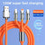 3-in-1-Superschnellladekabel mit LED-Anzeige