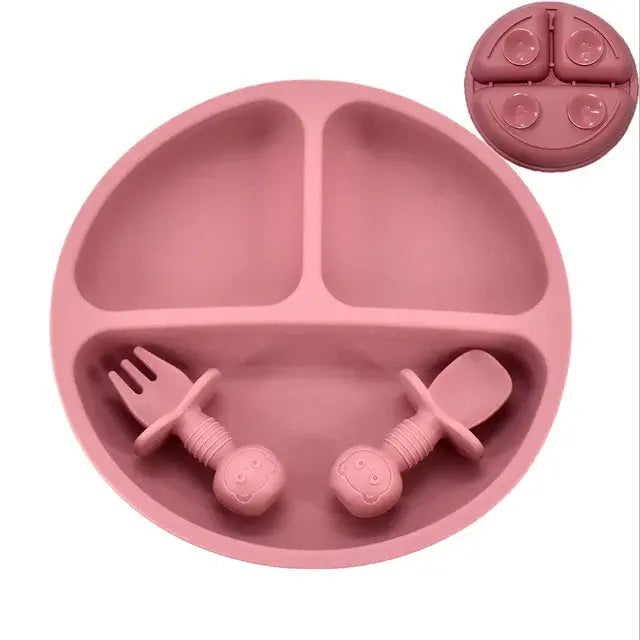 Baby-Silikon-Teller-Set