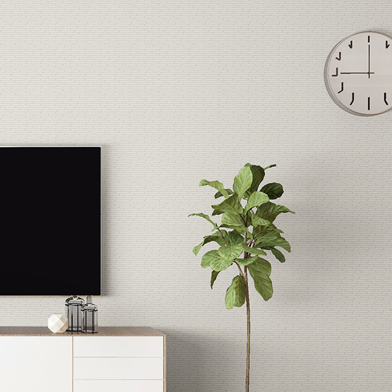 Wohnzimmer Tapetenrolle Nordisch Einfach Sanfte Farbquerstreifen Wanddekoration, Ungeklebt