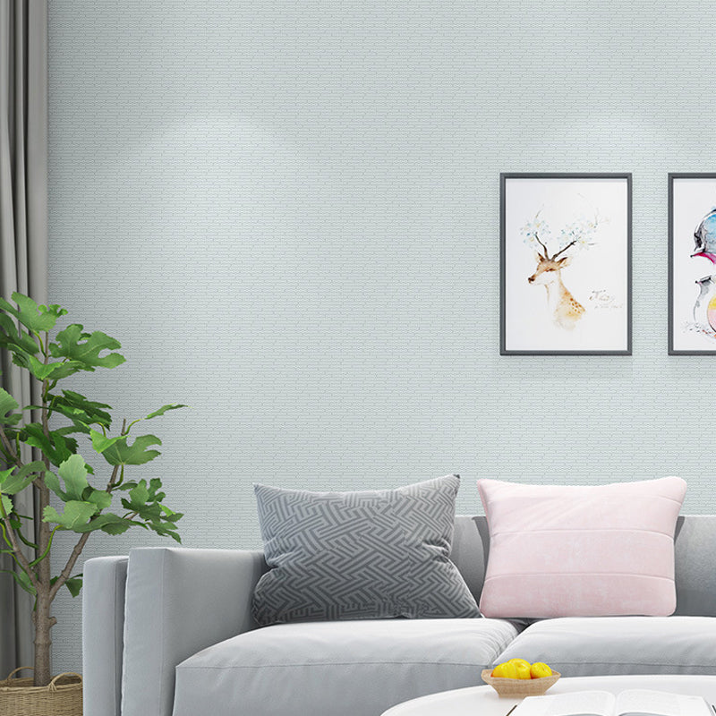 Wohnzimmer Tapetenrolle Nordisch Einfach Sanfte Farbquerstreifen Wanddekoration, Ungeklebt