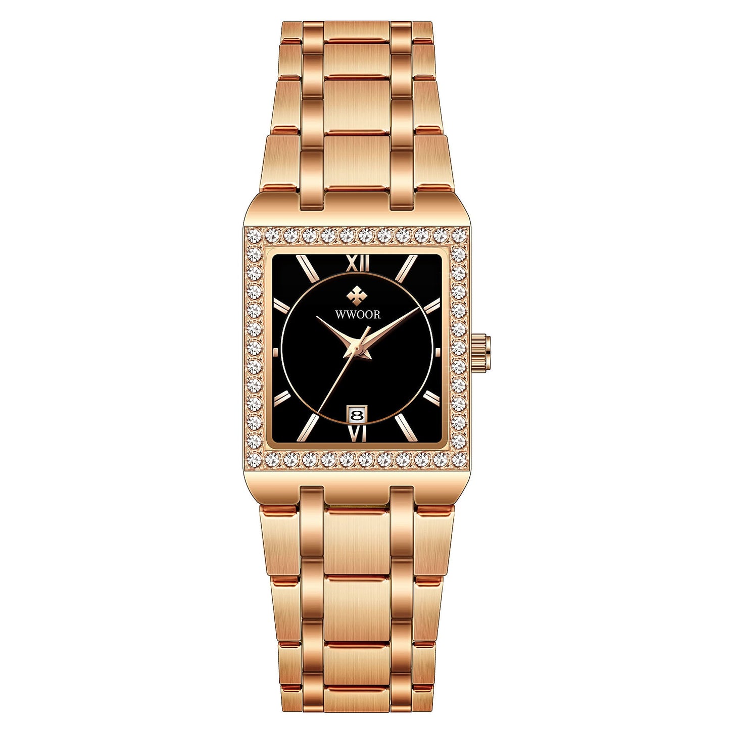 Grip Love Belt Uhr mit Diamanten