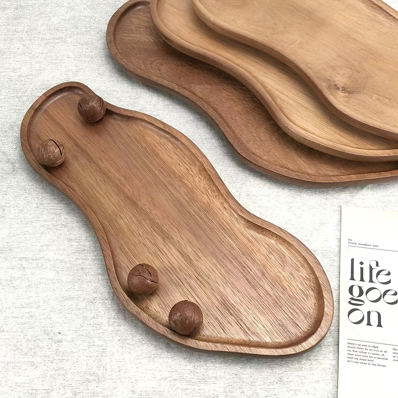 AcaciaTray - Luxus Holz Ordnungsplatte für Diverse Accessoires