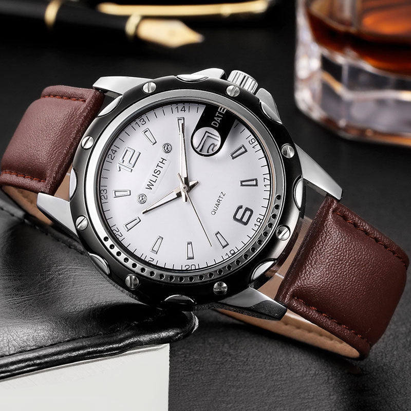 ChronoFlex | Wasserdichte Herren Geschäft Quarzuhr | Stilvoll und Funktional | Langlebig Edelstahl