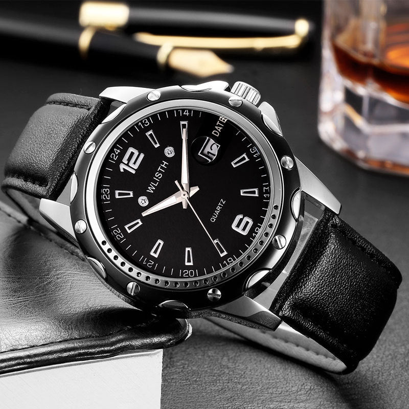 ChronoFlex | Wasserdichte Herren Geschäft Quarzuhr | Stilvoll und Funktional | Langlebig Edelstahl