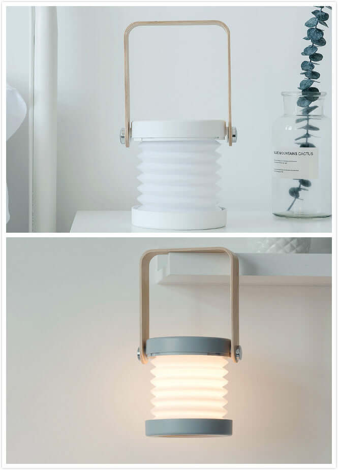 Faltbare Touch-Dimmbar Lese-LED-Nachtlicht Tragbare Laterne Lampe USB Wiederaufladbar Für Wohnkultur