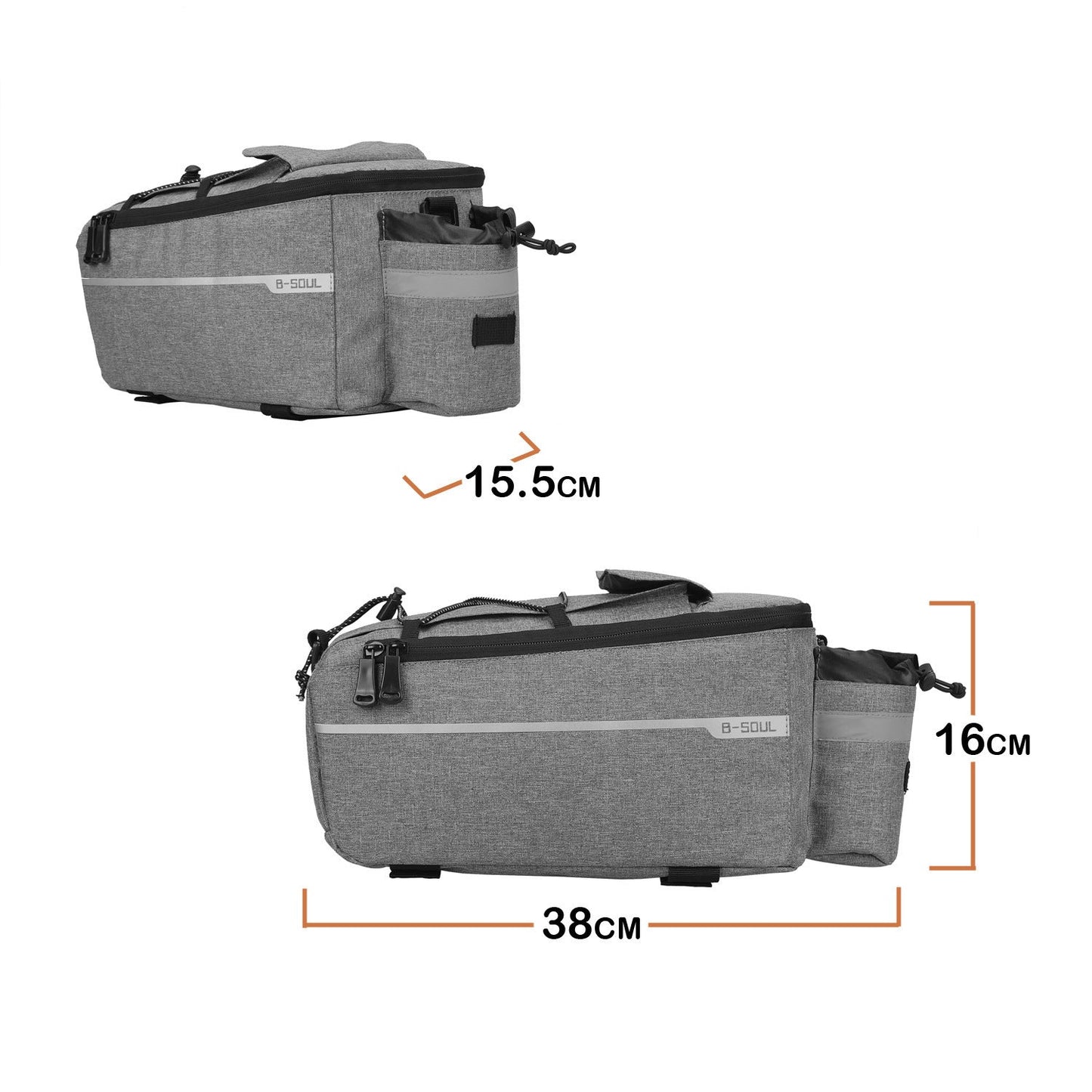 Faltbare Regaltasche für Elektro-Mountainbikes