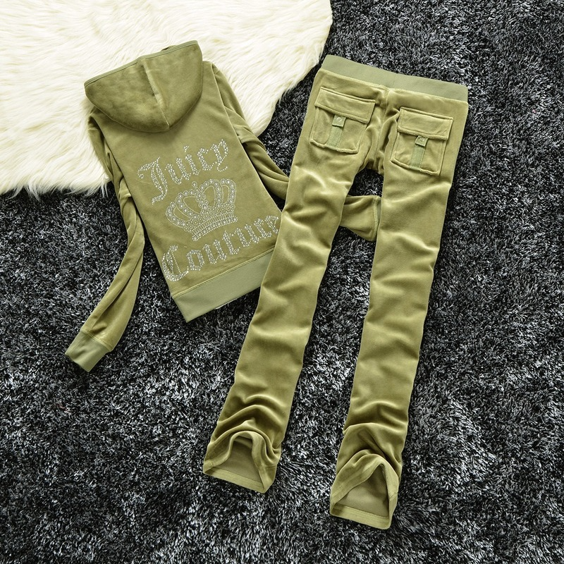 Saftiges Sweatshirt und Hosen mit Diamanten