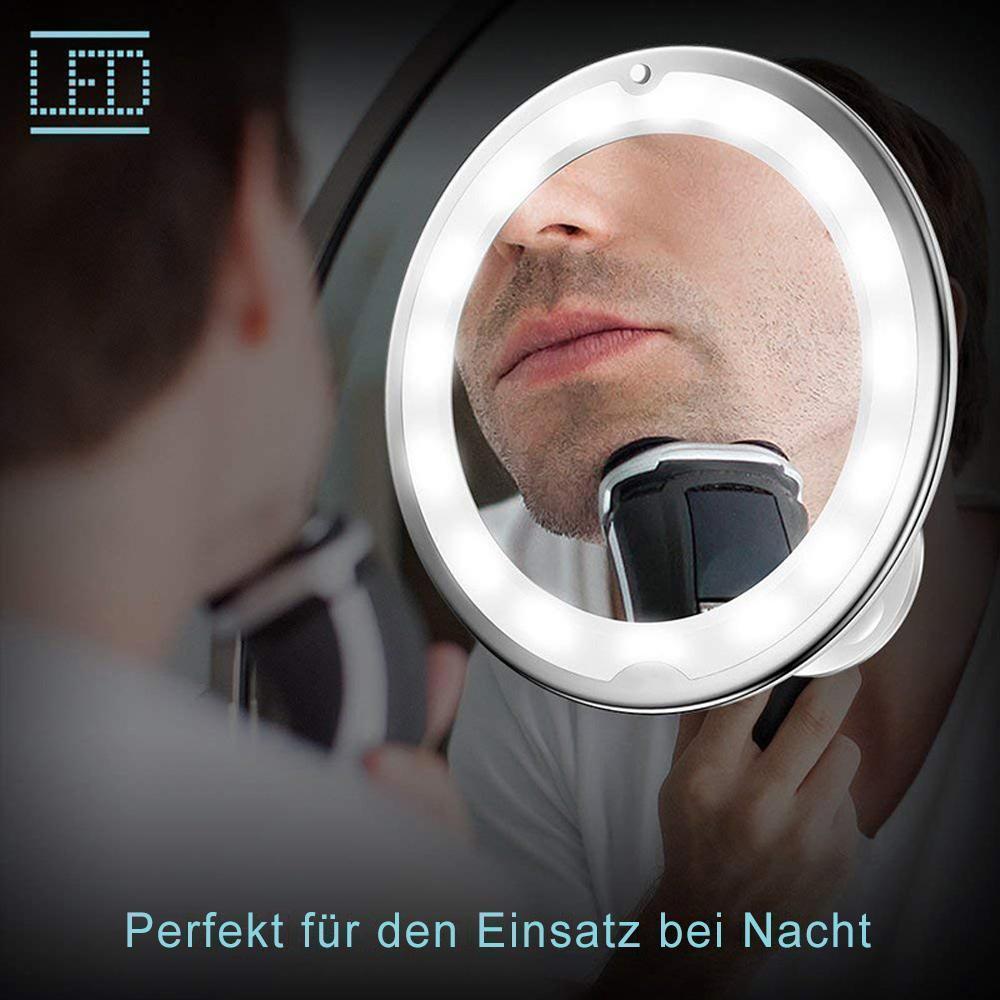 Vergrößerungs-Schminkspiegel mit Licht geeignet für Schminken mit hoher Genauigkeit