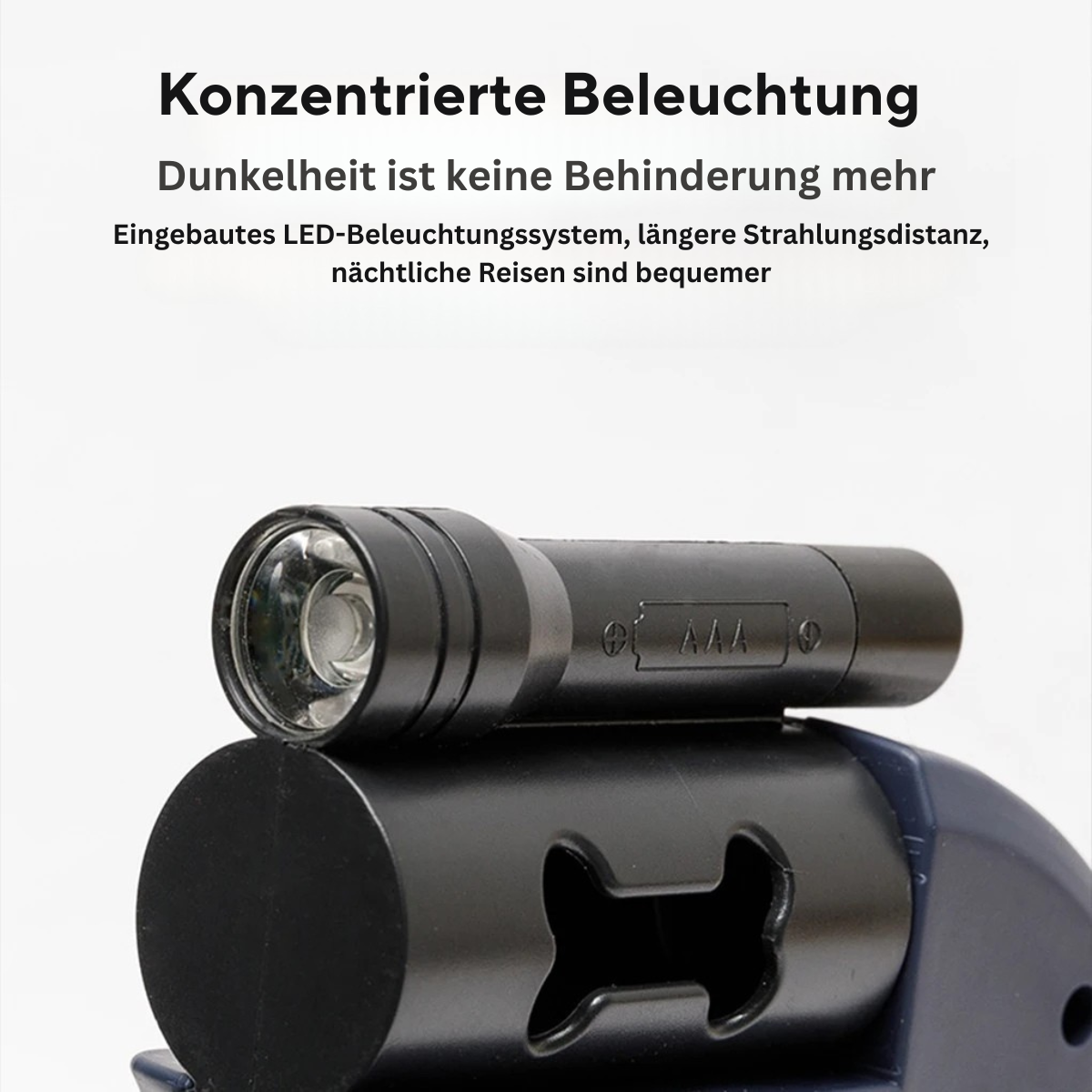 Sandsberg | Nie wieder verheddern – Doppelte Trägersystem für Hunde mit LED-Licht