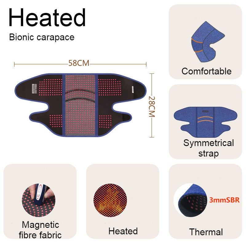 Sandsberg | Far Infrared Thermal Knee Warmer, mit Super Warmem Stoff & Bionischem Carapace Design, für Winter, Reisen & Draußen