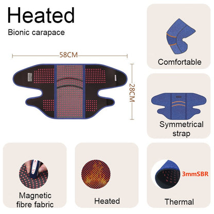Sandsberg | Far Infrared Thermal Knee Warmer, mit Super Warmem Stoff & Bionischem Carapace Design, für Winter, Reisen & Draußen