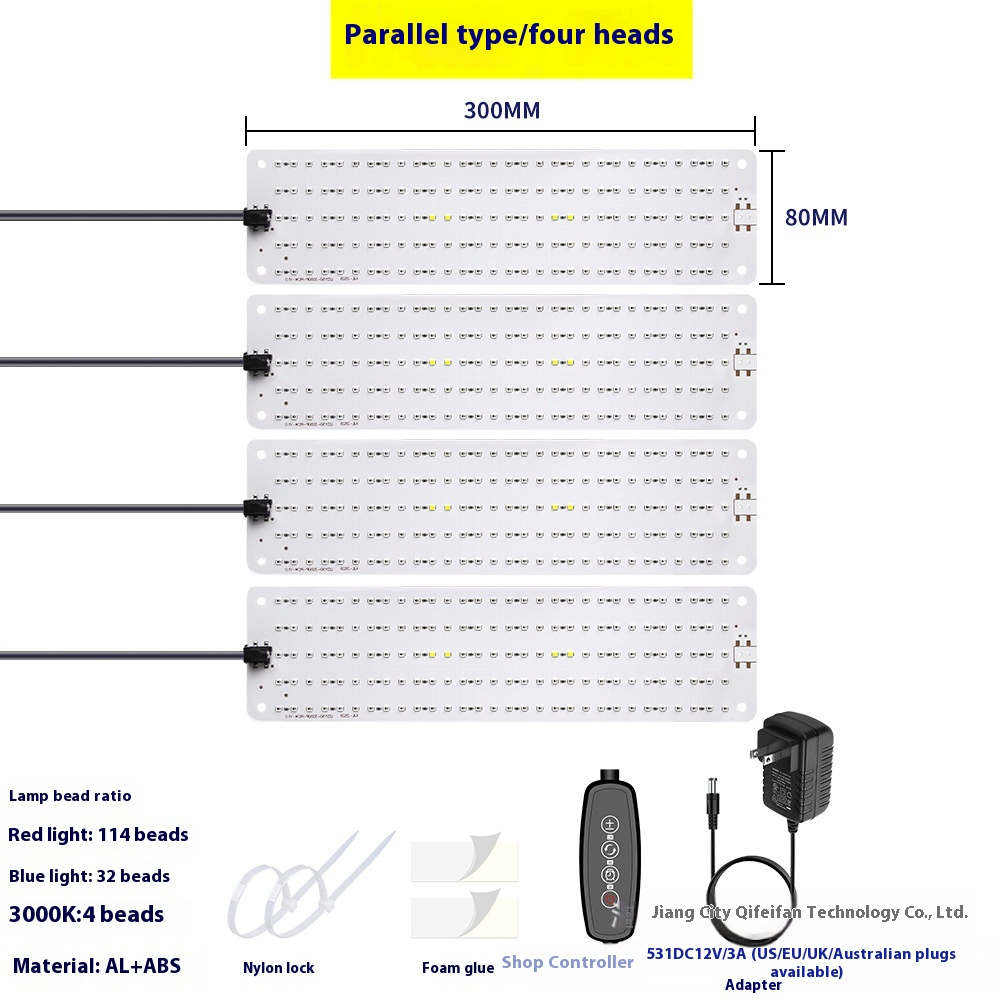Sandsberg | LED Quantum Pflanzenlicht Panel für Wachstum und Farbförderung – Mit einstellbarem Lichtmodus