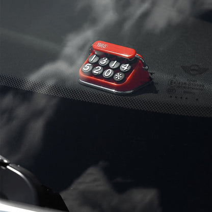 Sandsberg | Retro Kreative Temporäre Parknummernschild