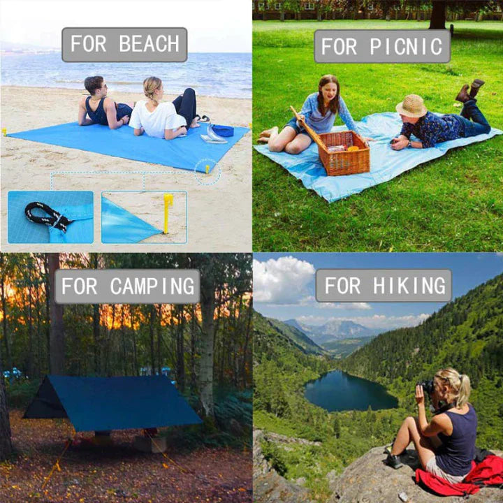 Sandfeste Stranddecke Leicht