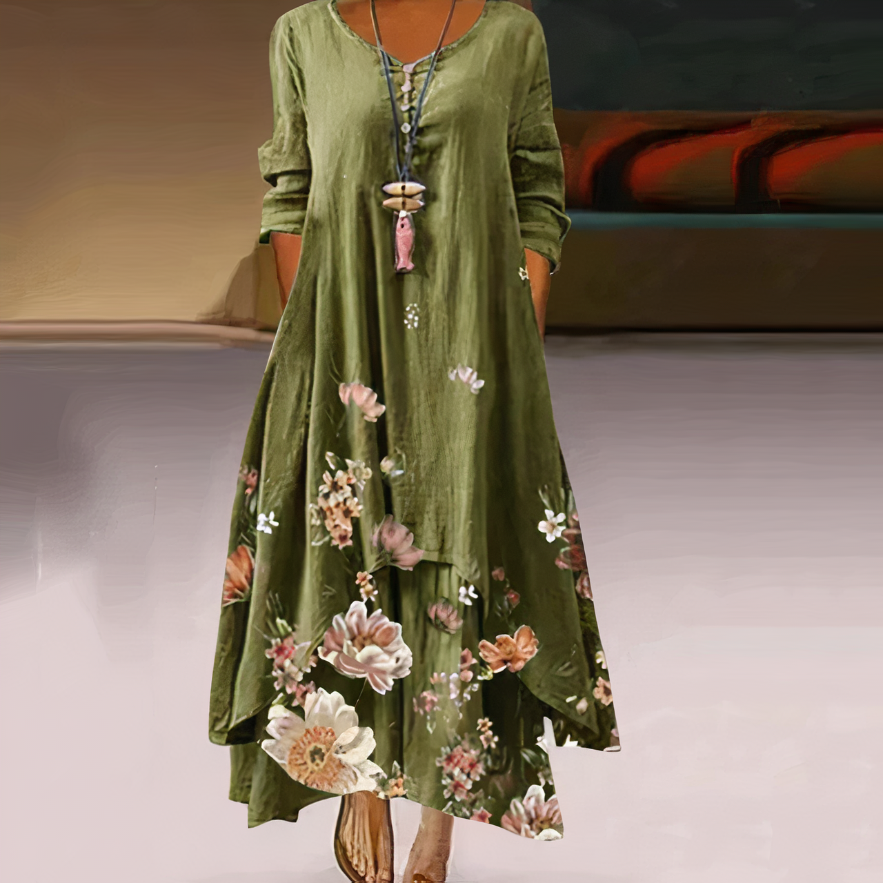 Elegante katoenen Jurk