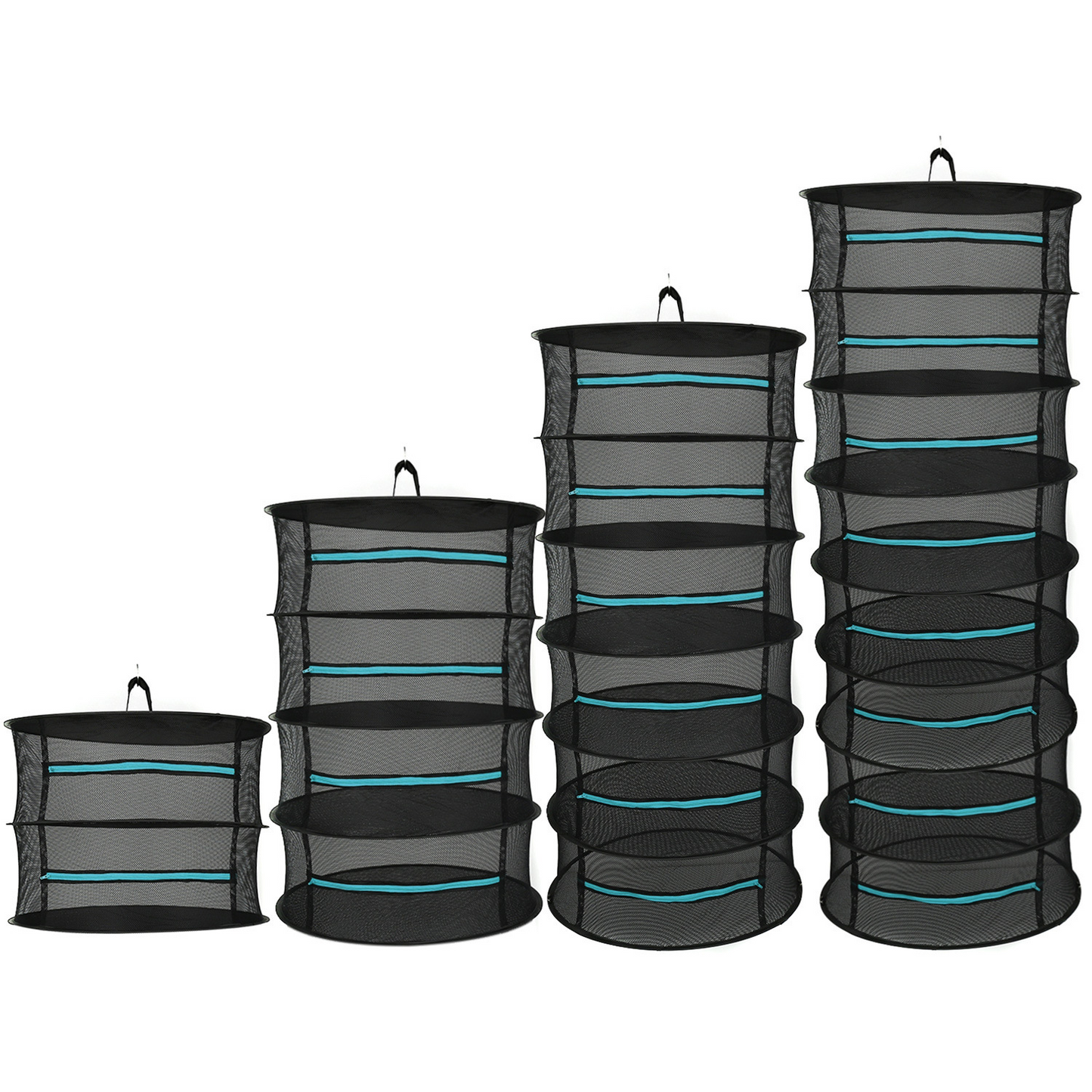 Sandsberg | Faltbarer Trocknungskorb für Obst, Gemüse und Kräuter – Mehrstufige Netzablage für schnellen Trocknungsprozess