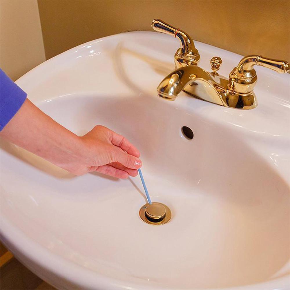 12/Set Rohrreinigungsstäbchen Öldekontamination Küche Toilette Badewanne Abflussreiniger