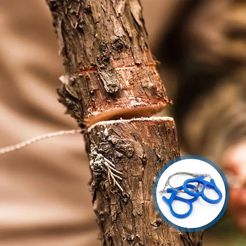 Sandsberg | Drahtsäge für Garten und Outdoor – Kompakte Säge für Abenteuer und Gartenarbeit