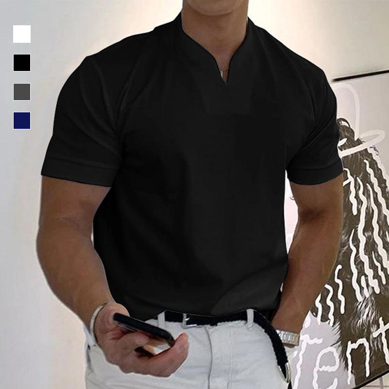 Gentlemans Business Kurzarm Fitness T-Shirt