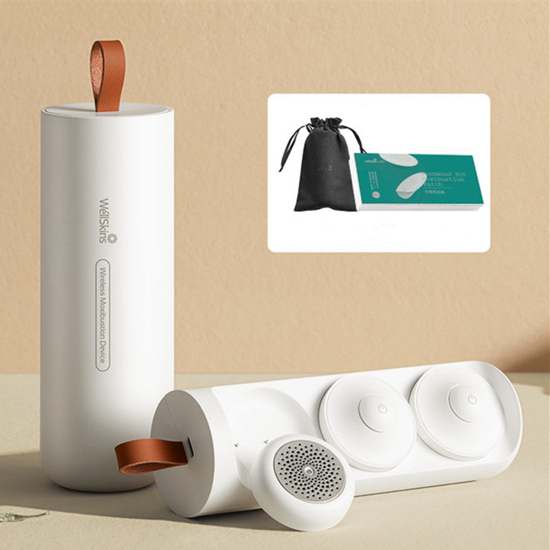 Sandsberg | Tragbares Moxibustion-Kit, mit intelligenter Temperaturregelung, Ferninfrarot-Heizung, sicher und rauchfrei, für Nacken, Rücken, Taille & mehr