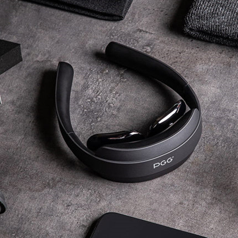 Sandsberg | Tragbarer drahtloser intelligenter Nackenmasseur mit Heizfunktion, 5 Massagemodi und Niederfrequenz-Pulstechnologie, zur Linderung von Nacken-, Muskel-, Schulter- und Halsbeschwerden