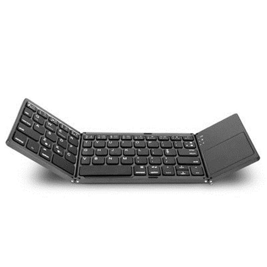Sandsberg | Taschenformat Tri-Folded Wiederaufladbare Bluetooth3.0 Tastatur mit Sensitivem Touchpad Maus, für Tablets, Smartphones, Laptops, PC und mehr