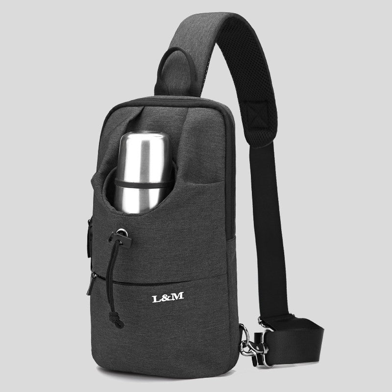 Sandsberg | Tragbare wasserdichte Umhängetasche mit Becherhalter, für Reisen, Radfahren, Fitnessstudio und mehr