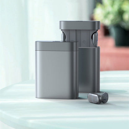 Sandsberg | 2-in-1 Wireless Bluetooth-Ohrhörer & Powerbank, mit automatischem Aufbewahrungsetui und Batterieanzeige, für Arbeit & Studium