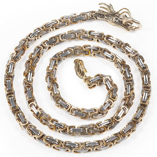 Sandsberg | Langes Titanstahl-Armband, mit verstellbarer Länge, zur Dekoration & Selbstverteidigung