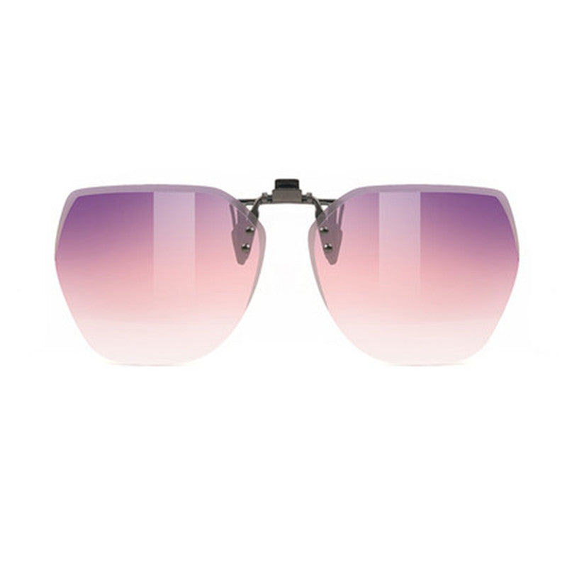 Sandsberg | Clip-onRandlose polarisierte Sonnenbrillen, mit Blendschutz und hochklappbarem Design, für Outdoor/Fahren