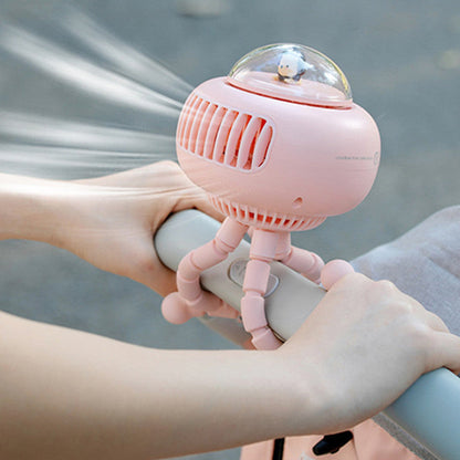 Sandsberg | Tragbarer wiederaufladbarer Clip-Kinderwagenventilator, mit 130¬∞ Oszillation & flexiblem Stativ
