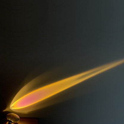 Sandsberg | Sonnenuntergangs-Projektionslampe, mit schönem Licht & minimalistischem Design, für Badezimmer, Fotos & mehr