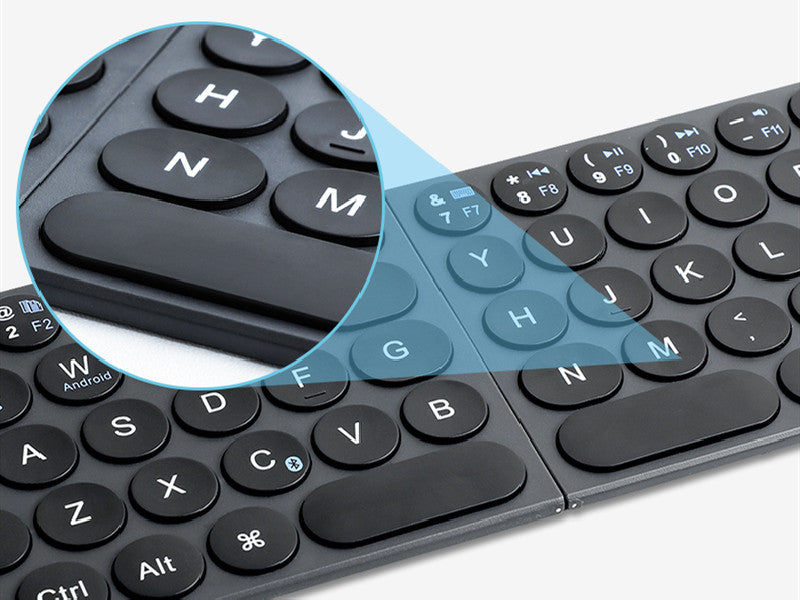 Sandsberg | Tragbares faltbares Keyboard, mit ultra-schlankem und leichtem Design, für Reisen, Zuhause, Büro und mehr