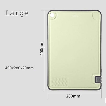 Sandsberg | Schneidebrett mit integriertem Messerschärfer, Knoblauchreibe, Saftauffang und rutschfester Unterseite, für Fleisch, Gemüse, Käse
