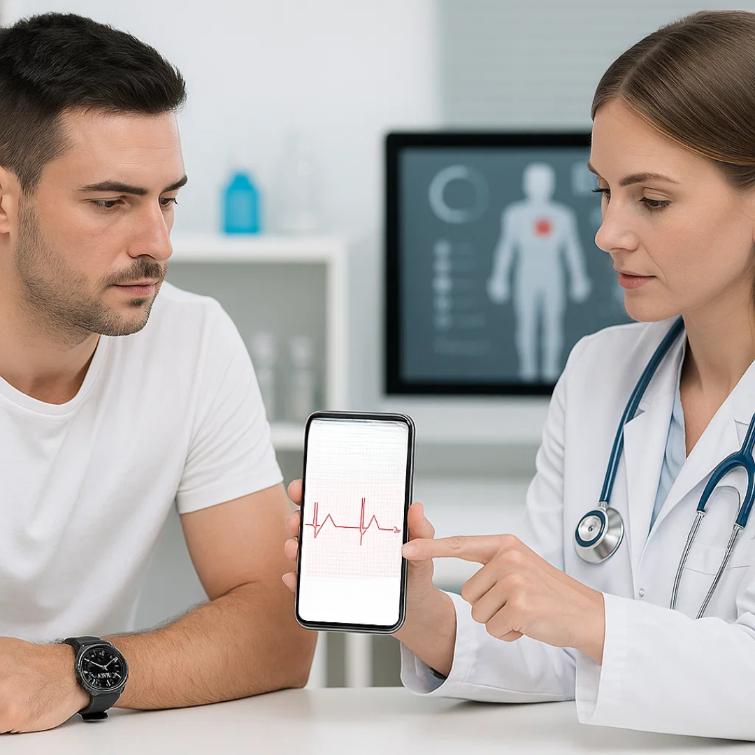 Sandsberg | CardioSense – Medizinische ECG-Smartwatch mit Osram-Sensor & 24/7 Gesundheitsüberwachung