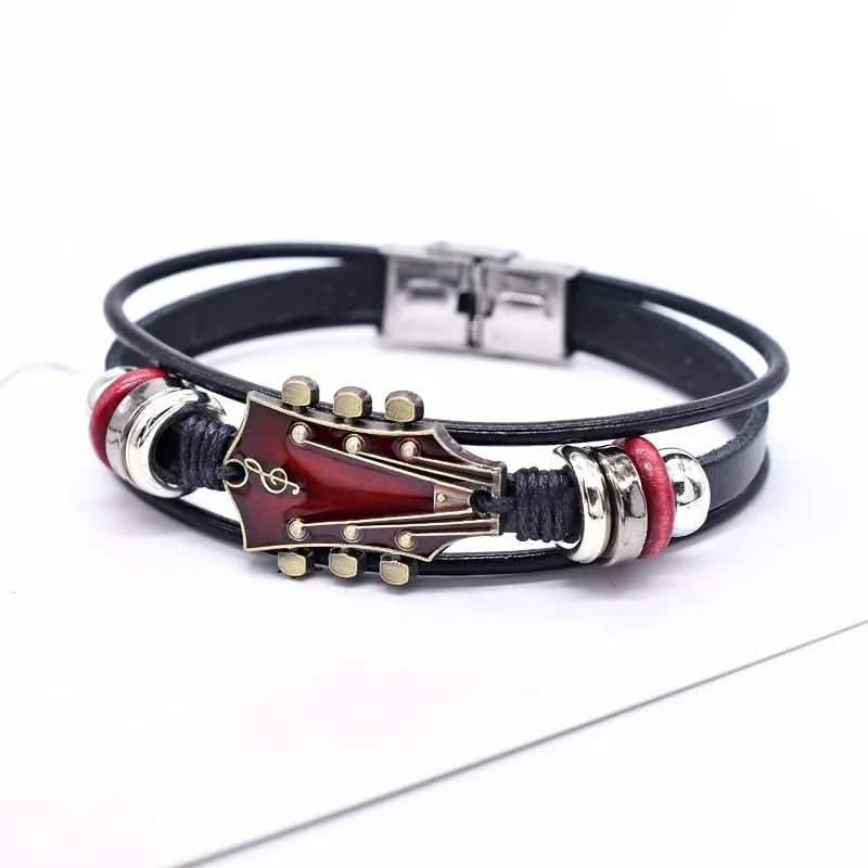 Sandsberg | Lederarmband mit gitarreninspiriertem Design