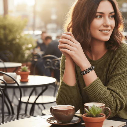 Sandsberg | Lederarmband mit gitarreninspiriertem Design